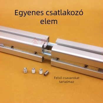 Alumínium profil egyenes csatlakozó 30×30 és 40×40 profilokhoz