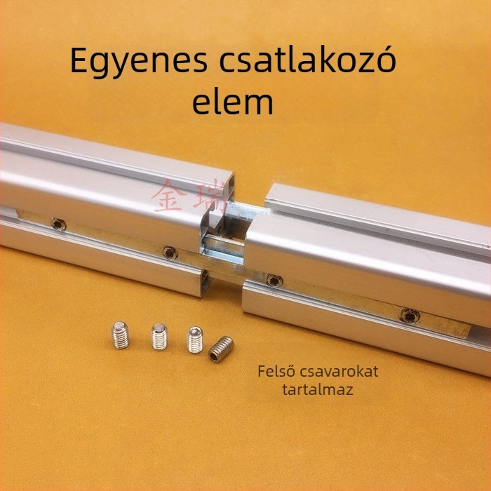 Alumínium profil egyenes csatlakozó 30×30 és 40×40 profilokhoz