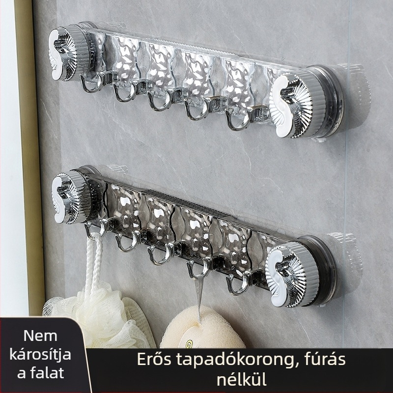 Erős teherbírású fali szívókampók sorozat – fürdőszoba és konyha, fúrás nélkül