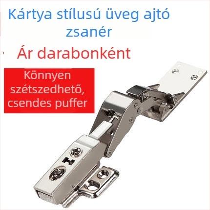 Aolisheng kazettás zsanér üvegajtókhoz és szekrényekhez, 125°-os nagy szög, hosszított, speciális szög