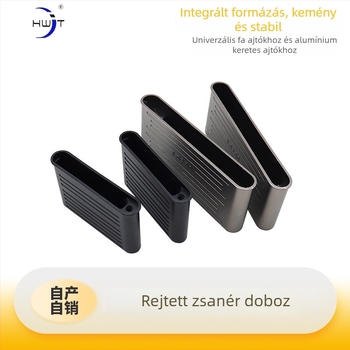 Szekrényajtó csuklók alumínium keretben és cinkötvözet belső dobozzal, rejtett Heaven and Earth csuklók belső hüvelyével, teher 25 kg
