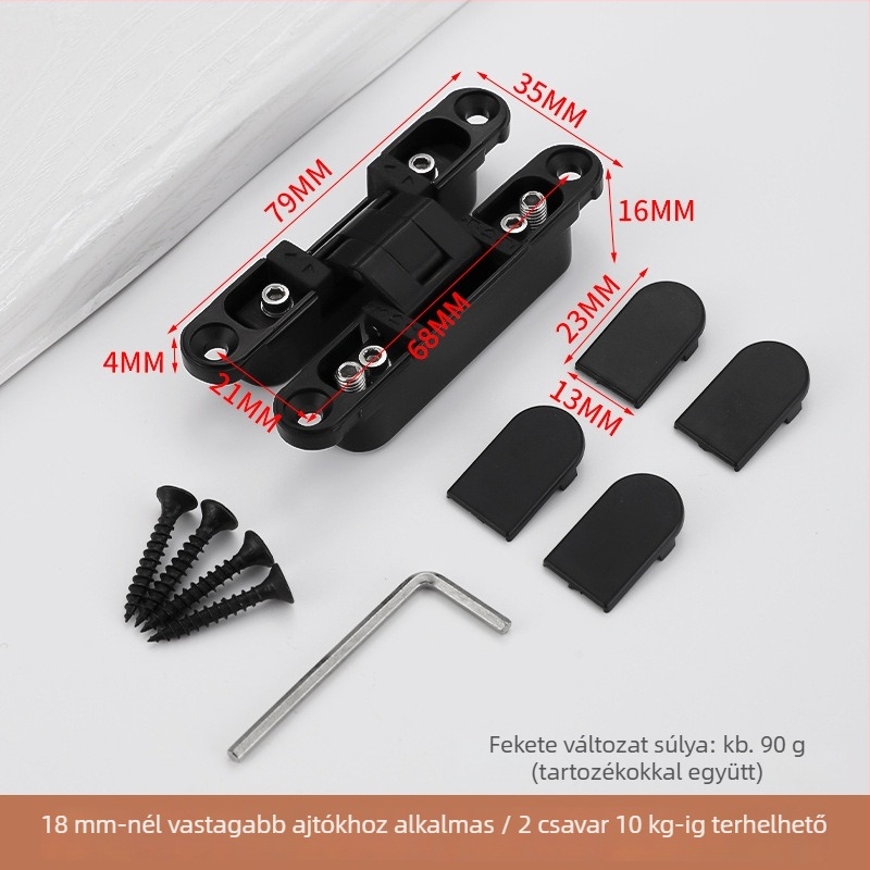 Rejtett 3D-s pántok összecsukható gardróbajtókhoz
