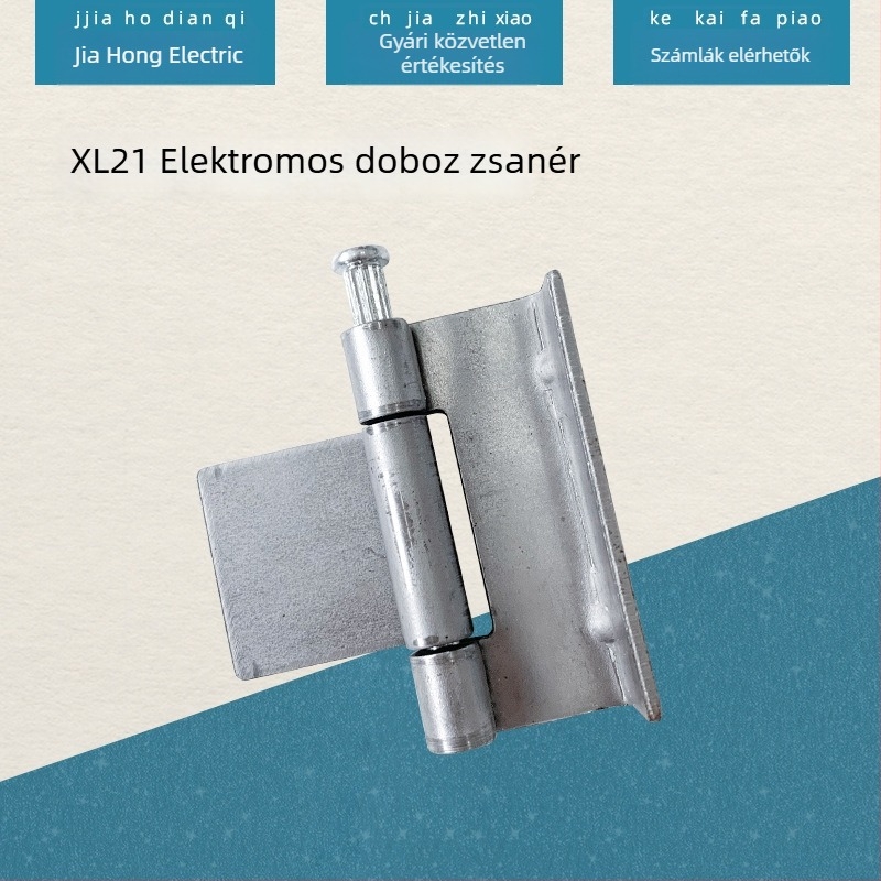 XL-21 tápegység-szekrény zsanér — rejtett, hegesztett acél ajtózsanér
