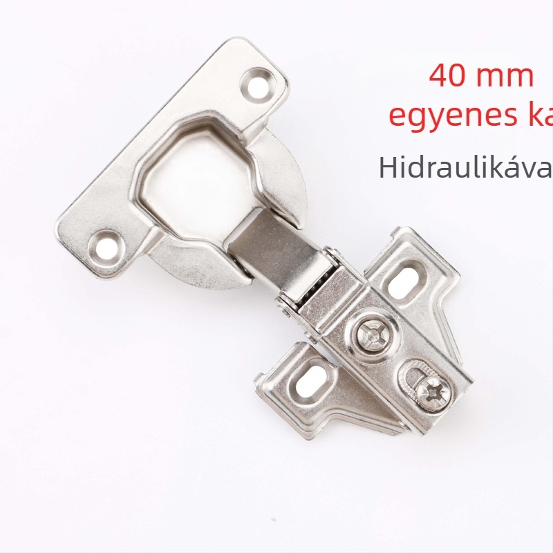 40 rövid karú szekrényajtó-pánt hidraulikus csillapítással, csendes működéssel, teljes fedéshez/fél fedéshez vagy fedetlen fedéshez, közepes–nagy görbület