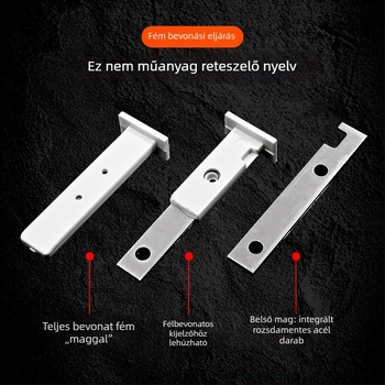Keret nélküli üvegzár fürdőszobai és balkonos tolóajtókhoz
