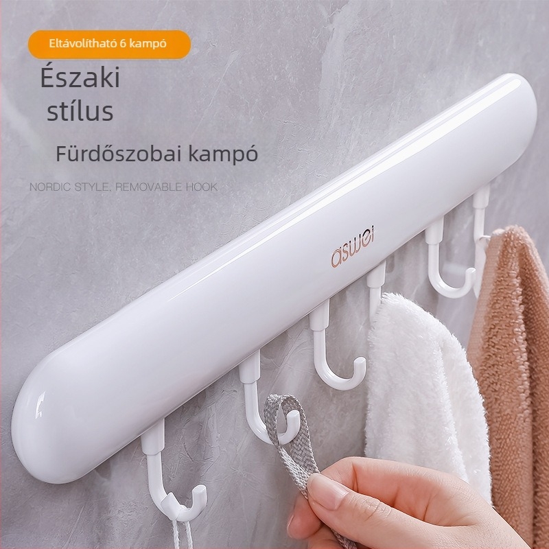 Erősen terhelhető falikampó ragasztó alapú vákuumos tappal, fürdőszobába és a konyhába, fúrás nélkül