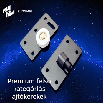 Left Steel tolóajtó kerék szekrényhez – sínvezető és konkáv kerék