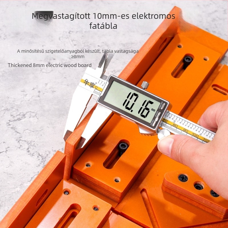 Fából készült ajtóprofil vágó eszköz 45°-os szöghez, magas precizitás és tartósság