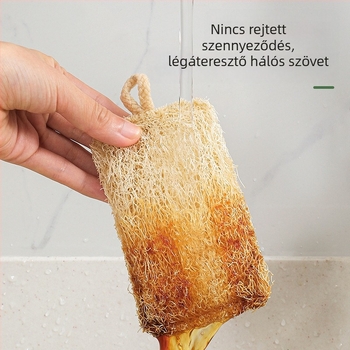 Luffa mosogatószivacs edényekhez, könnyen tisztítható, természetes luffa rost