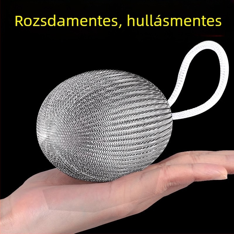 Rozsdamentes acéldrótgolyó mosogatáshoz – konyhai tisztító eszköz, élelmiszer-minőségű