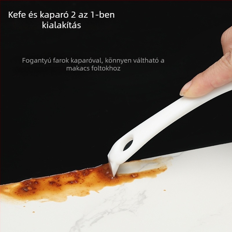Konyhai többfunkciós fazék tisztító keféje keskeny résekhez