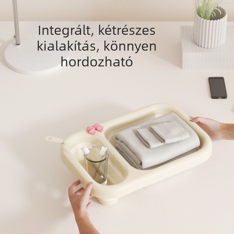 Összecsukható babafürdető tál – függő kivitelben, hordozható és kompakt otthoni használatra