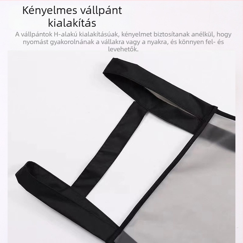 2024-es új vízálló és olajálló konyhai kötény hosszú ujjú, otthonra és cateringhez, egy méret, őszi-téli