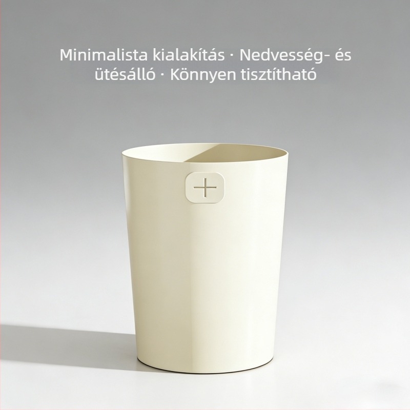 Háztartási szemetes, 2025-ös új modell, henger alakú, nagy kapacitású, konyha, nappali, iroda, WC és fürdőszoba számára