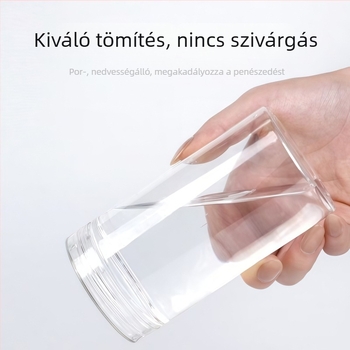 Élelmiszer-minőségű műanyag tárolóedények gabonafélékhez, PET adagoló üvegek, átlátszó műanyag edények
