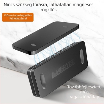 Rejtett mágneses szekrényzár, fúrás nélküli, L-alakú ajtó mágneszár szekrényekhez, fiókokhoz és csúszóajtókhoz