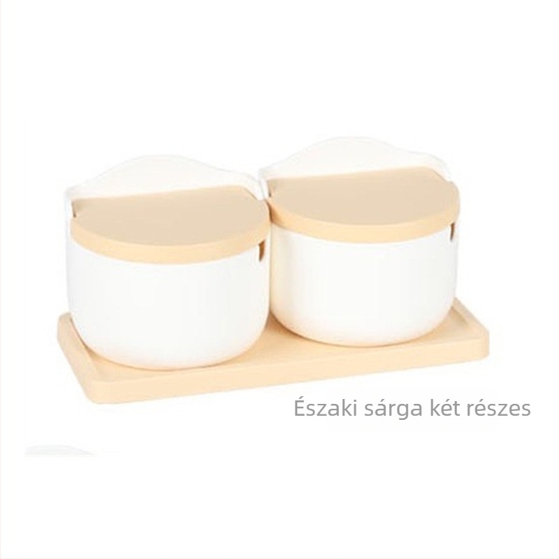 Három darabos minimalist kerámiából készült fűszertartó készlet – japán stílusú