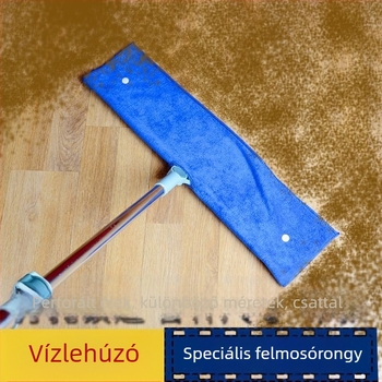 Mágikus csat záró a háztartási tisztító kendőhöz, otthoni mágikus mop, nedvszívó kendő csattal, perforált tisztító kendő