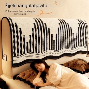 Minden évszakos univerzális ágyfejtámla huzat porvédő és melegítő hátsó párna