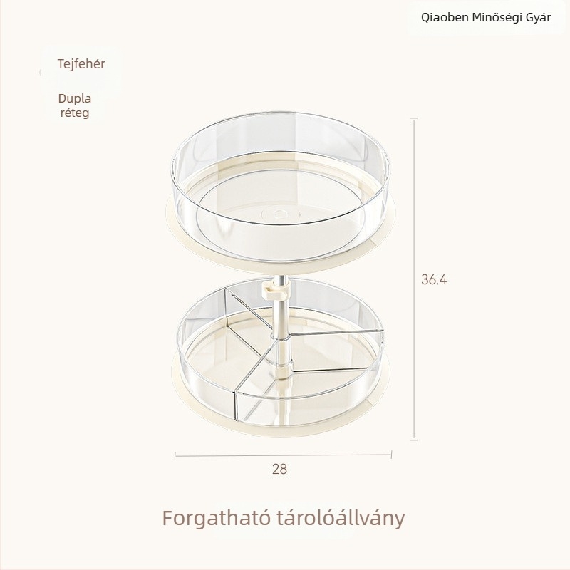 Forgó fűszertartó a konyhai pultra — többfunkciós tároló olajhoz, sóhoz, szószokhoz és ecethez