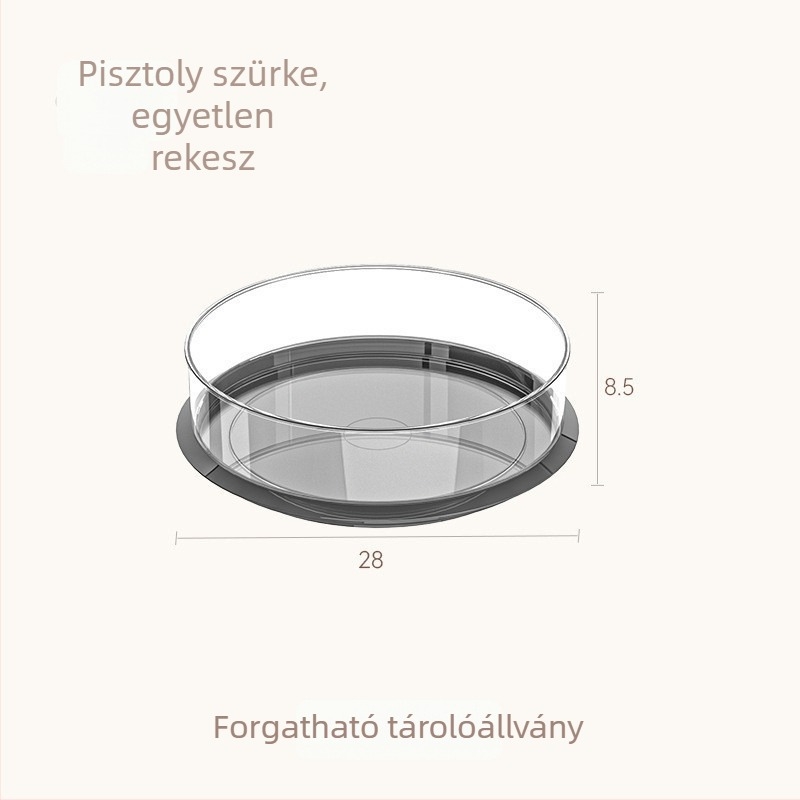 Forgó fűszertartó a konyhai pultra — többfunkciós tároló olajhoz, sóhoz, szószokhoz és ecethez