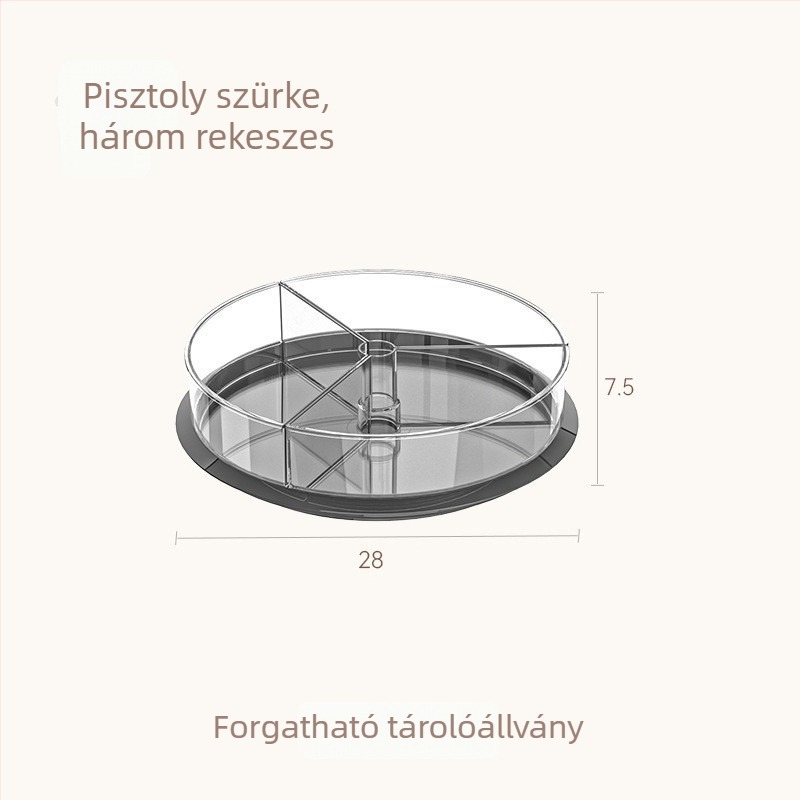 Forgó fűszertartó a konyhai pultra — többfunkciós tároló olajhoz, sóhoz, szószokhoz és ecethez