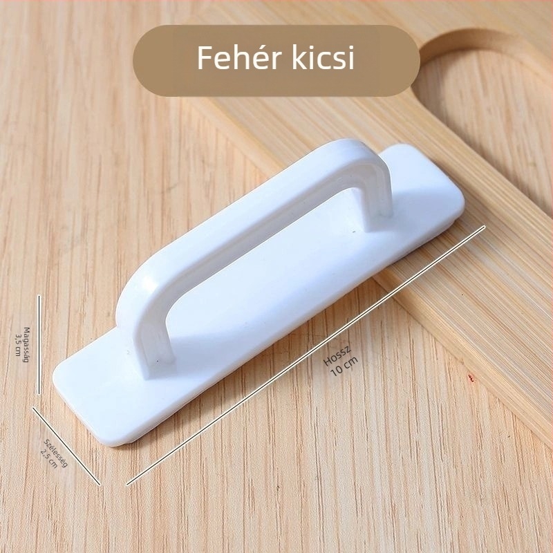 Fúrás nélküli ruhásszekrényfogó ragasztóval üvegcsúszóajtókhoz