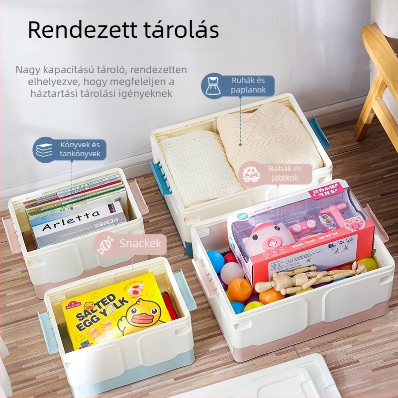 Nagy kapacitású, többfunkciós tároló doboz háztartási célokra