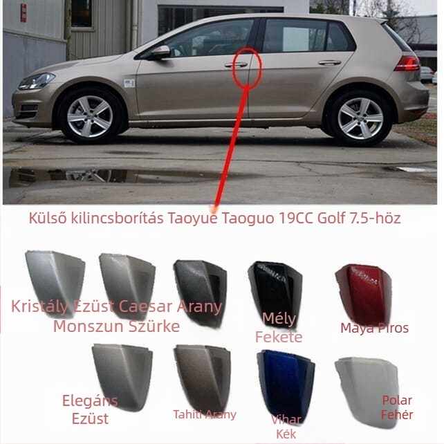 Golf 7/7.5, Tayron, Taigo, T-Roc GTI külső kilincsfedél és kulcsfedél
