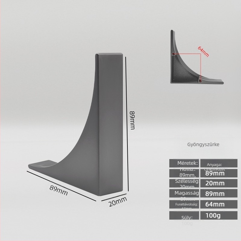 Pár fogantyú cinkötvözetből ruhásszekrényhez és szekrényekhez – modern minimalist dizájn