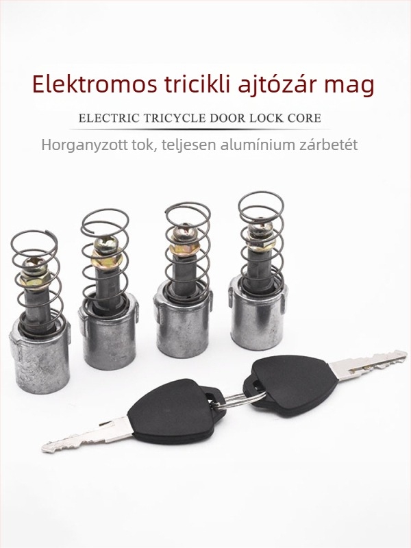 Elektromos háromkerekű ajtózár-henger és zárhenger a négykerekű zárt jármű külső kilincséhez