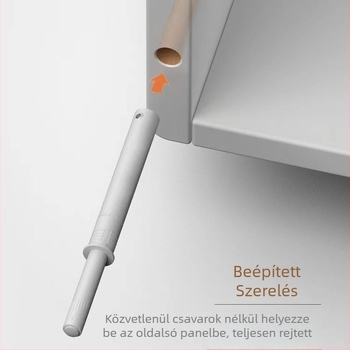 Rejtett visszacsapó mechanizmus szekrényajtókhoz, mágneses érintéssel, fogantyú nélkül, beépített mágnes