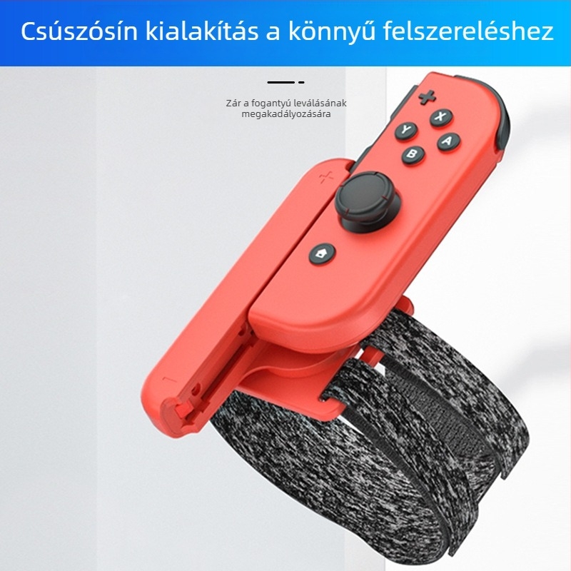 Új Switch játékvezérlő táncos csuklópánt 360°-os forgó Velcro-val