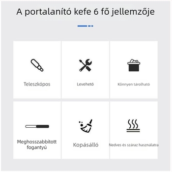 Autó és otthon használható poreltávolító mop készlet – kettős használat