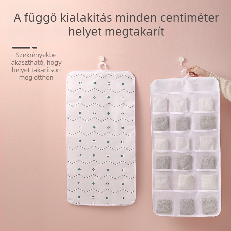 Yiyue Fehérneműtároló — falra szerelhető szervező melltartókhoz, fehérneműkhöz és zoknikhoz
