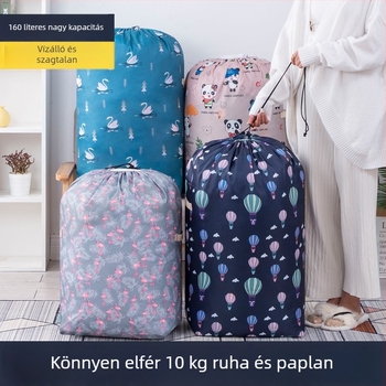 Oxford szövet tároló táska, nedvességálló, extraméretű, ruhák és takarók tárolására, költözéshez és kollégiumi szobához, matrac csomagoló táska