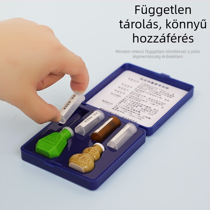 Hordozható sürgősségi gyógyszeres doboz szív-egészségre, osztott rekeszekkel