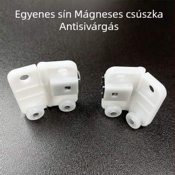 Mágneses függönyzár egyenes és görbe sínhez – automata mágneses zár, fényszivárgás elleni védelem