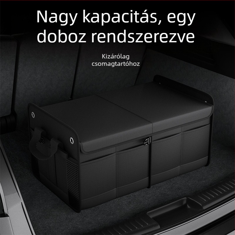 Autó csomagtartó tároló doboz, 60L, összecsukható, vízálló