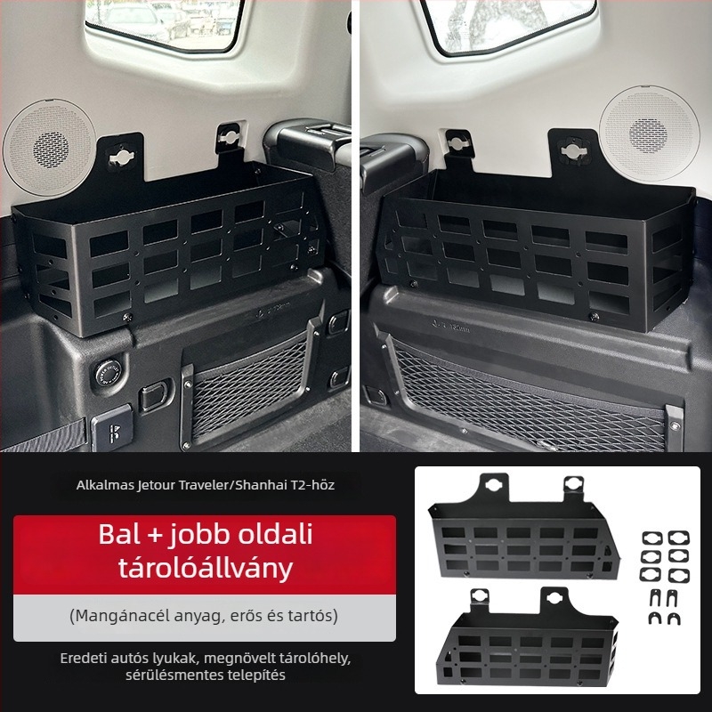 Bal- és jobb oldali csomagtartó tárolópolc Jietu Traveler T2-hoz – Shanhai tároló doboz
