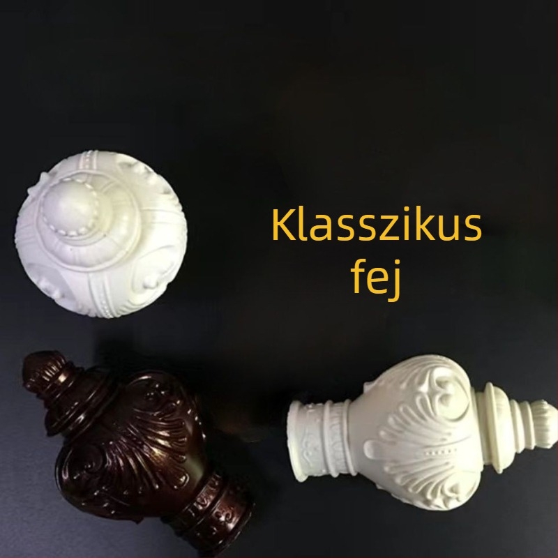 Római függönyrúd végzáró műanyagból, korrózálló, 25–28 mm, végfedél kiegészítő
