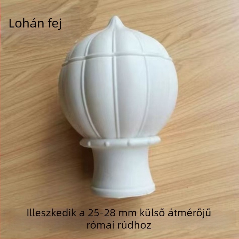 Római függönyrúd végzáró műanyagból, korrózálló, 25–28 mm, végfedél kiegészítő