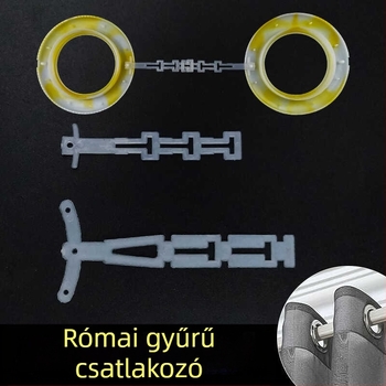 Függönykiegészítők: összekapcsoló gyűrűk, tartóelemek, függönyklipszek, redőny távolság részek, római gyűrűs közbenső elemek, kiegészítők