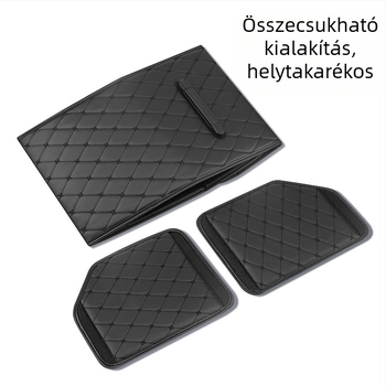 Pierre Bőr Autó Csomagtartó Szervező — Összecsukható Belső Tároló Doboz