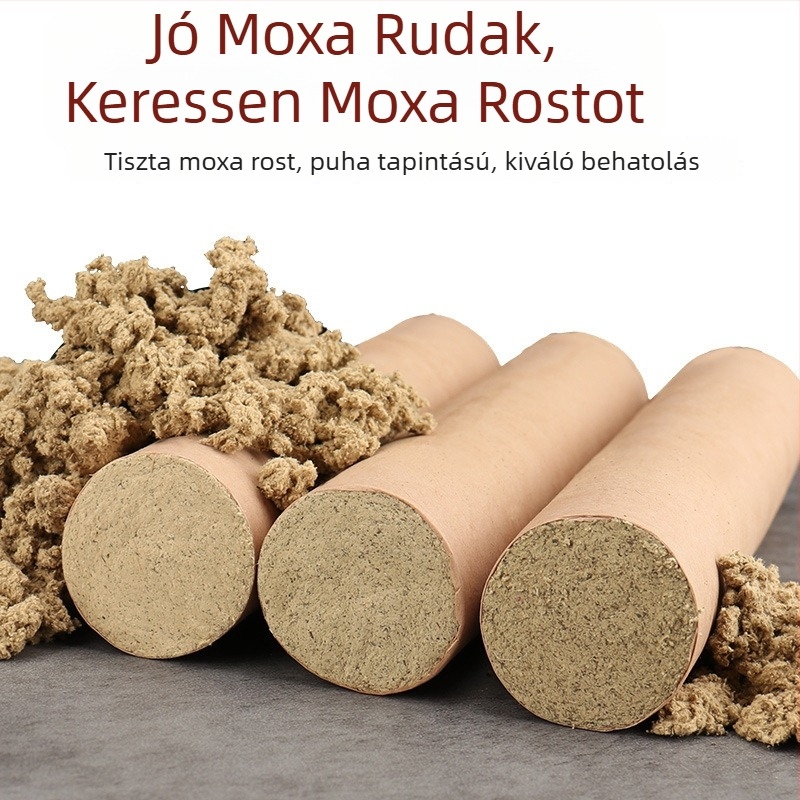 Ötéves érlelt moxa rudak moxibizációhoz, hossz 7 cm, 6 cm és 5 cm, Thunder Fire technika
