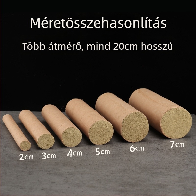 Ötéves érlelt moxa rudak moxibizációhoz, hossz 7 cm, 6 cm és 5 cm, Thunder Fire technika
