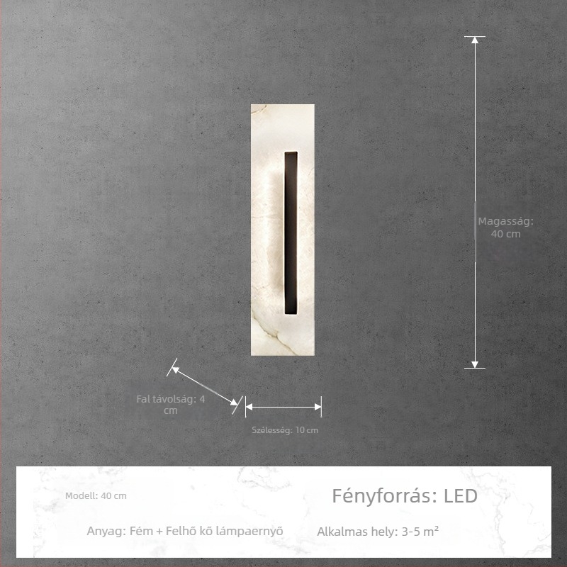 Természetes márvány falikar, luxus posztmodern minimalistikus kínai stílusú nappalira és hálószobára, folyosóhoz