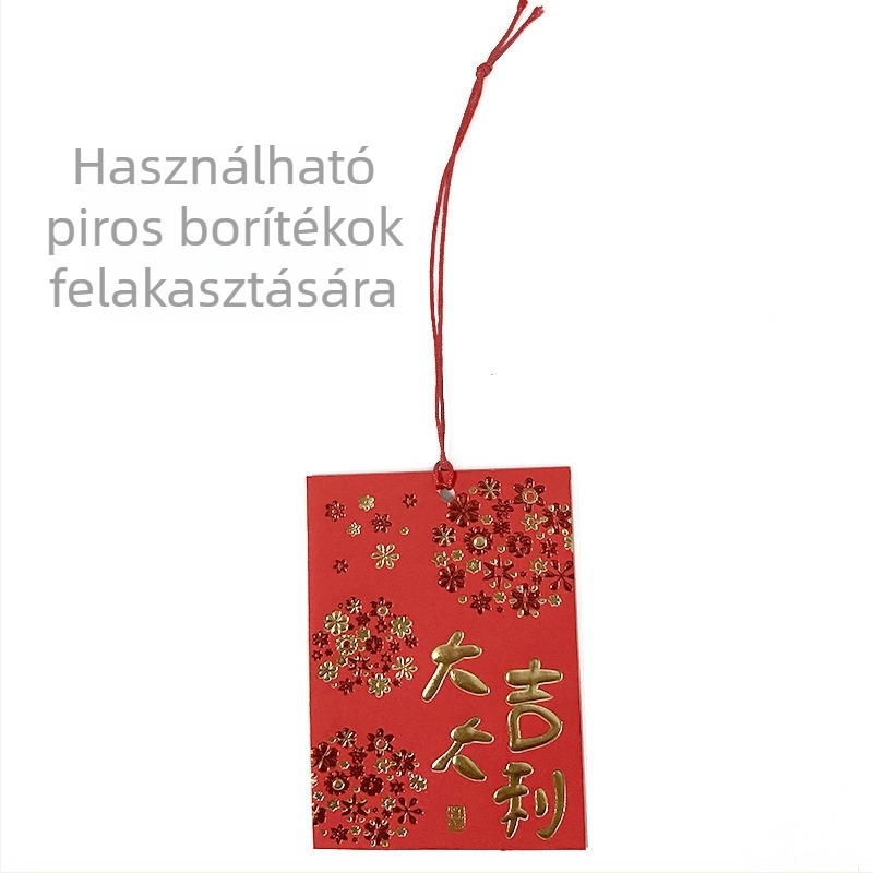 Vörös kis kötélszál címkékhez, dekoratív DIY kötött zsinór, No. 72 jade szál, 100 db/csomag