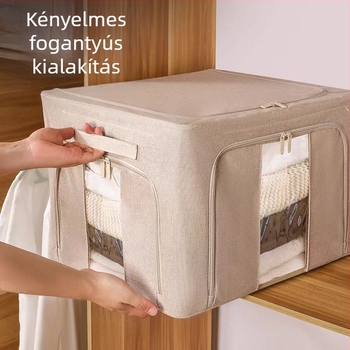 Loulan háromajtós összecsukható szekrény acélvázú, ruhák tárolására