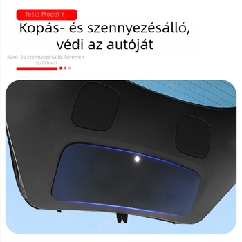 Tesla Model Y hátsó csomagtartó tárolórekesz osztó és hátsó ajtóvédő lemez